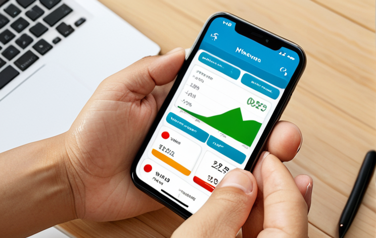 **

A mobile app interface showcasing personal finance management, with happy Vietnamese users interacting with it. Focus on ease of use and customization. The app should have high ratings and a rapidly increasing user base. Show a modern, clean design that resonates with Vietnamese culture.

**