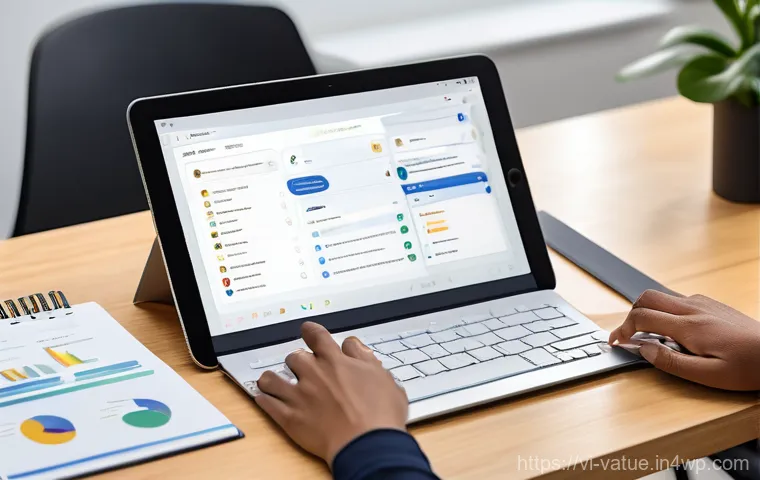 가치 기반 우선순위화의 도구와 소프트웨어 - **Prompt:** A young Vietnamese professional, looking initially overwhelmed and stressed amidst a whi...