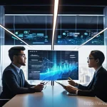 가치 기반 우선순위화의 파트너십 모델 - **Prompt:** "A diverse group of modern business professionals, including men and women of various et...