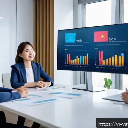 Home 31 가치 기반 우선순위화와 신속한 의사결정 - A modern Vietnamese business meeting scene in a sleek office, diverse professionals in smart casual ...